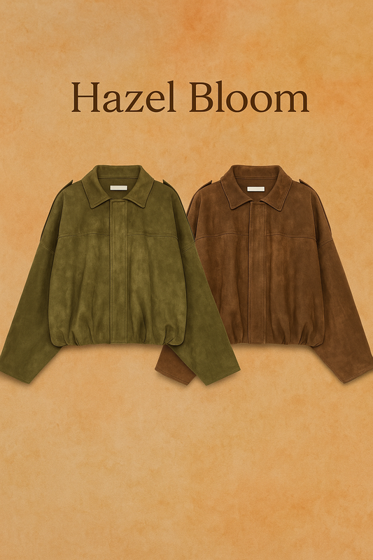 HazelBloom Suède Jas - By Divina