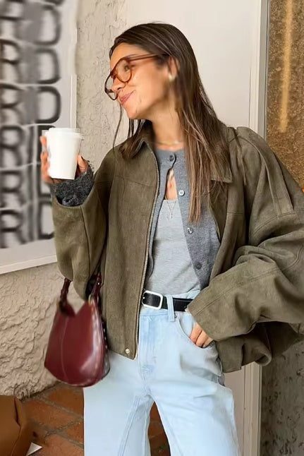 HazelBloom Suède Jas - By Divina